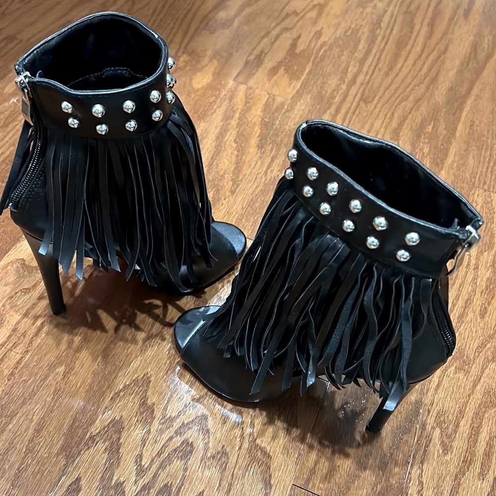 Brand New Fringe High heels size 7.5